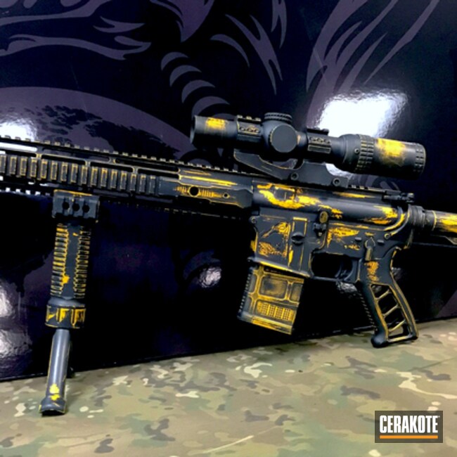 H126 DeWalt Yellow and H234 Sniper Grey by WEB USER Cerakote