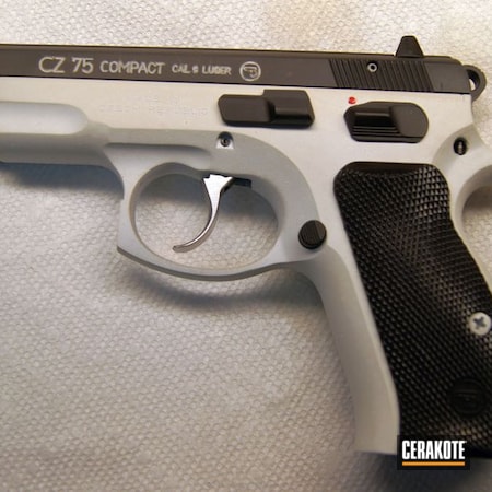 Powder Coating: Hidden White H-242,Graphite Black H-146,Two Tone,CZ 75 Compact,Pistol,CZ