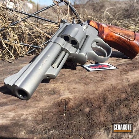 Powder Coating: Smith & Wesson,Revolver,Stainless H-152,Restoration,.357 Magnum