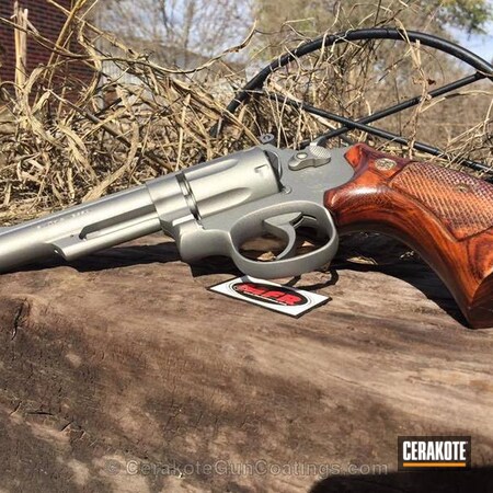 Powder Coating: Smith & Wesson,Revolver,Stainless H-152,Restoration,.357 Magnum