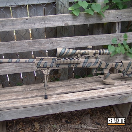 Powder Coating: Graphite Black H-146,Remington,Foliage Green H-263,Bolt Action Rifle,Coyote Tan H-235
