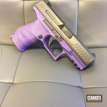 Powder Coating: Purple,Girls Gun,Pistol,Bright Purple H-217,Walther PPQ