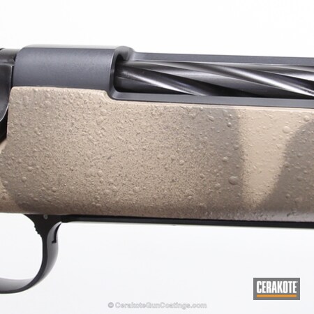 Powder Coating: McMillan,Graphite Black H-146,Remington 700,Remington,Textured,SIG™ DARK GREY H-210,Rifle,Bolt Action Rifle,Coyote Tan H-235