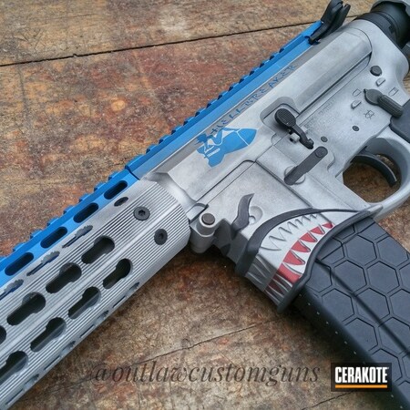 Powder Coating: Graphite Black H-146,NRA Blue H-171,Spike's Tactical,Combat Grey H-130,Hellbreaker,Spikes Tactical Hellraiser,Tactical Rifle,Stainless H-152