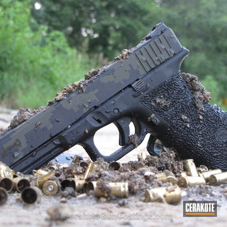 Powder Coating: Graphite Black H-146,Glock,Handguns,O.D. Green H-236
