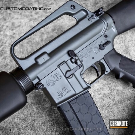 Powder Coating: Old School,Graphite Black H-146,Tactical Rifle,SIG™ DARK GREY H-210,AR-15,Hexmag