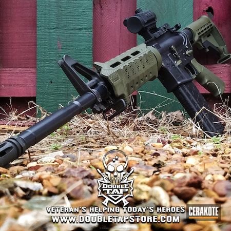 Powder Coating: Two Tone,Palmetto State Armory,PSA,O.D. Green H-236,Tactical Rifle