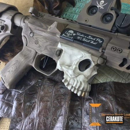 Powder Coating: Woodgrain,Bright White H-140,Spike's Tactical The Jack,Chocolate Brown H-258,Spike's Tactical,Wood Grain Pattern,DESERT SAND H-199,Sharps Brothers,Jack,AR-15,Tactical Rifle,Patriot Brown H-226,Pirate