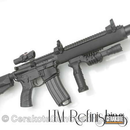 Powder Coating: Graphite Black H-146,DPMS Panther Arms,Tactical Rifle