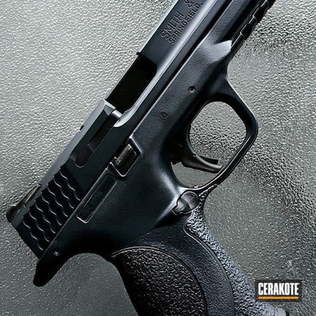 Powder Coating: Smith & Wesson M&P,Smith & Wesson,Cerakote Elite Series,Pistol,Midnight E-110,M&P