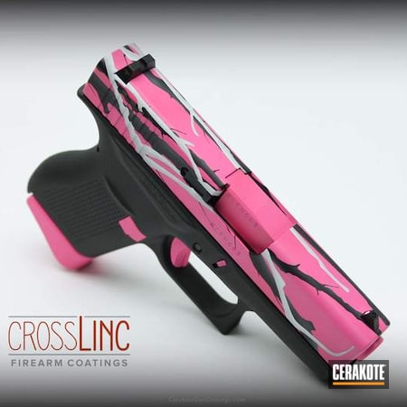 Powder Coating: Glock 43,Graphite Black H-146,Glock,Snow White H-136,Ladies,RealTree Camo,Pistol,Realtree,Prison Pink H-141