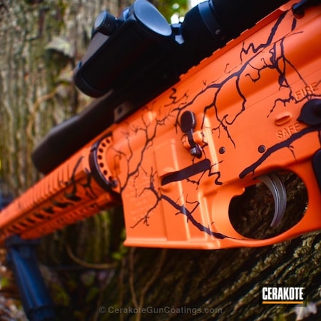 Powder Coating: Hunter Orange H-128,RealTree Camo,Hunting Rifle,Armor Black H-190,Custom Camo,Tactical Rifle,AR-15