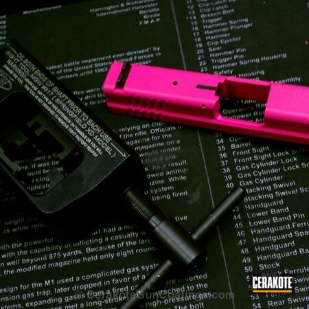 Powder Coating: Ladies,Handguns,Springfield Armory,Prison Pink H-141