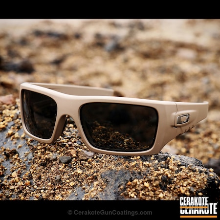 Powder Coating: Sunglasses,M17 COYOTE TAN E-170,Cerakote Elite Series,Ballistic Det Cords,Glasses,More Than Guns,Oakley