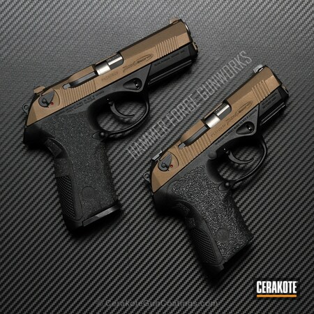 Powder Coating: 9mm,Graphite Black H-146,Midnight Bronze H-294,Handguns,Pistol,Beretta,PX4,Titanium H-170