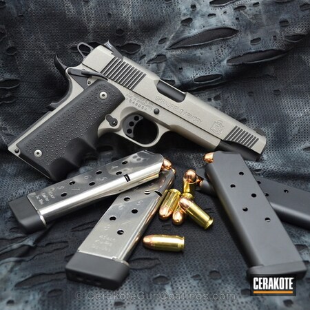 Powder Coating: Graphite Black H-146,1911,Handguns,Springfield Armory,Titanium H-170