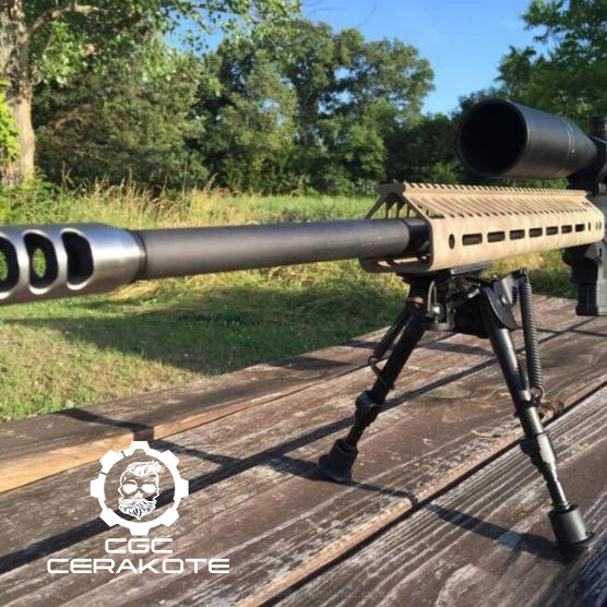 Ruger RPR coated with Desert Sage and Magpul® Flat Dark Earth | Cerakote