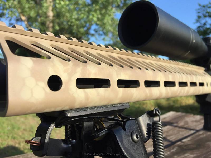 Ruger RPR coated with Desert Sage and Magpul® Flat Dark Earth | Cerakote