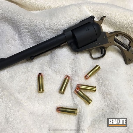 Powder Coating: Graphite Black H-146,Two Tone,Revolver,Blackhawk,44 Magnum,Ruger,Burnt Bronze H-148,Single-Action Revolver