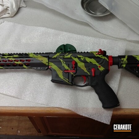 Powder Coating: Graphite Black H-146,Tiger Stripes,Zombie Green H-168,Palmetto State Armory,USMC Red H-167,Tactical Rifle,AR-15