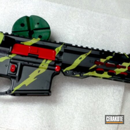Powder Coating: Graphite Black H-146,Tiger Stripes,Zombie Green H-168,Palmetto State Armory,USMC Red H-167,Tactical Rifle,AR-15