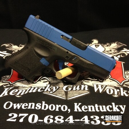 Powder Coating: Glock,Handguns,Ridgeway Blue H-220