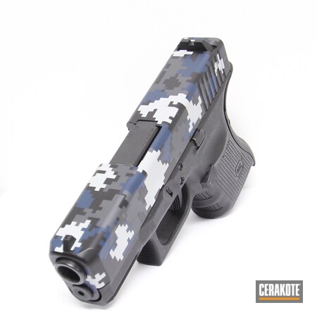 Powder Coating: KEL-TEC® NAVY BLUE H-127,Graphite Black H-146,Glock,Pistol,BATTLESHIP GREY H-213,Digital Camo,Glock 30