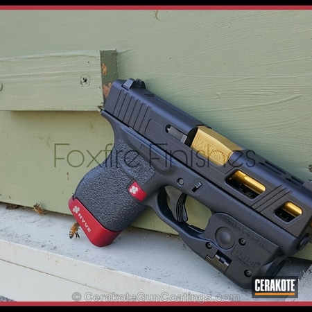 Powder Coating: Blacklist,Glock,Pistol,Armor Black H-190,Hyve