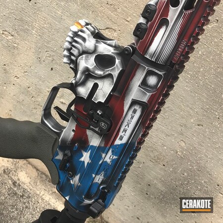 Powder Coating: Bright White H-140,Crimson H-221,Spike's Tactical The Jack,Spike's Tactical,Gold H-122,Sharps Brothers,Tactical Rifle,American Flag,Ridgeway Blue H-220,Team America Theme