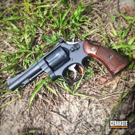 Powder Coating: Smith & Wesson,Gun Coatings,Revolver,Sniper Grey H-234,Solid Tone
