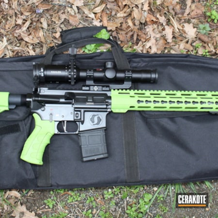 Powder Coating: Two Tone,Zombie Green H-168,Tactical Rifle,Schmeisser Dynamic