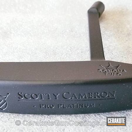 Powder Coating: Golf,Armor Black H-190,Scotty Cameron Putter,More Than Guns