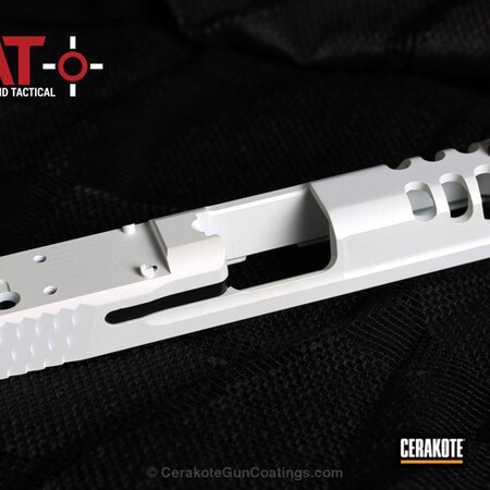 Powder Coating: 9mm,Machined Slide,RMR Optic,Smith & Wesson M&P 9C,Smith & Wesson,CNC Milling,Snow White H-136