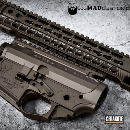 Powder Coating: Midnight Bronze H-294,Spike's Tactical,Spikes Receiver,AR-15