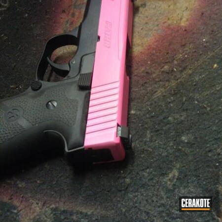 Powder Coating: Graphite Black H-146,Ladies,Handguns,Khar,Kahr Arms,Prison Pink H-141