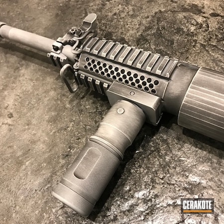 Powder Coating: Bright White H-140,Armor Black H-190,Multiple Deployment Finish,Stormtrooper,AR-15,Weathered,Rock River Arms,Battleworn,Rifle