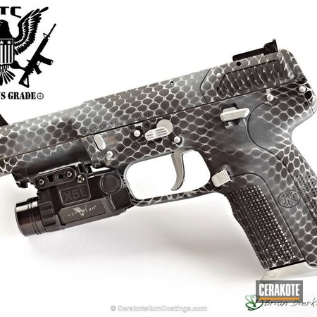 Powder Coating: Graphite Black H-146,Satin Aluminum H-151,FN Herstal,Dragon Camo,Pistol,Blue Titanium H-185,Snakeskin Camo,FN Five-Seven
