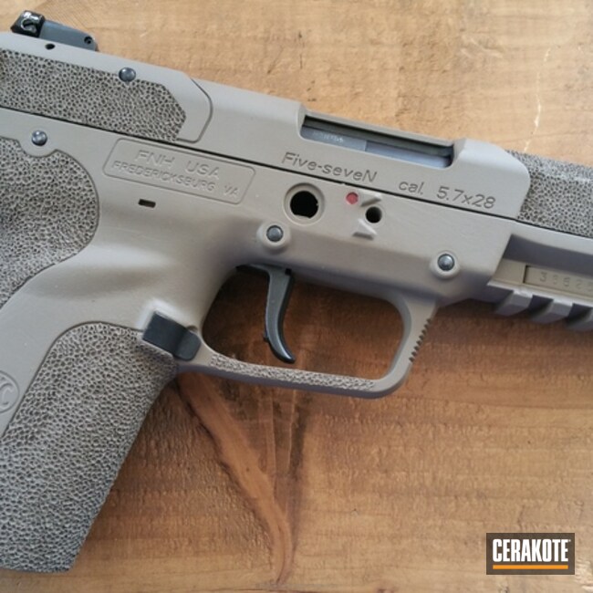 Cerakoted H-216 Smith & Wesson Red And H-265 Flat Dark Earth