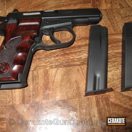 Powder Coating: Graphite Black H-146,Handguns,CZ