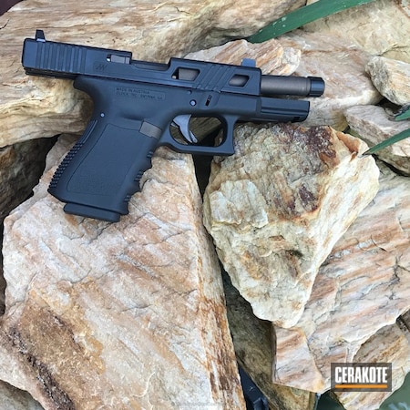 Powder Coating: Midnight Bronze H-294,Glock,Handguns,Pistol,Armor Black H-190,Glock 19