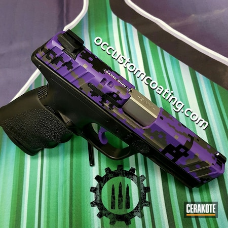 Powder Coating: Graphite Black H-146,Smith & Wesson,Wild Purple H-197,Pistol,SD9VE,Digital Camo,Titanium H-170,Smith & Wesson SD9