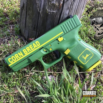 Cerakoted H-168 Zombie Green And H-144 Corvette Yellow