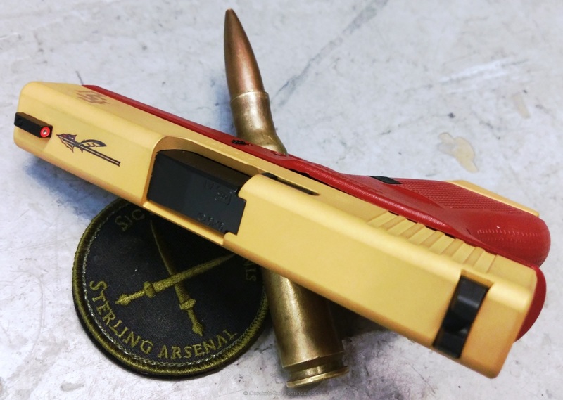 H-221 Crimson and H-122 Gold by LUIS | Cerakote