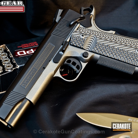Powder Coating: Graphite Black H-146,1911,Handguns,Hero Guns,Tungsten H-237