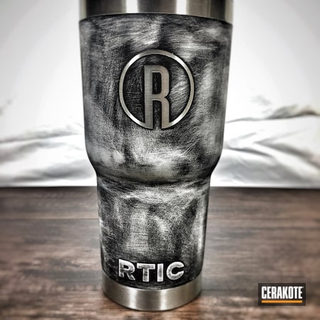 Powder Coating: Matching Set,Bright White H-140,Graphite Black H-146,Cups and Guns,Distressed,RTIC Tumbler,RTIC Cups,RTIC