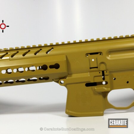 Powder Coating: 9mm,Ral 8000 H-8000,Sig Sauer,Solid Tone,Sig MPX,Complete Upper,MPX
