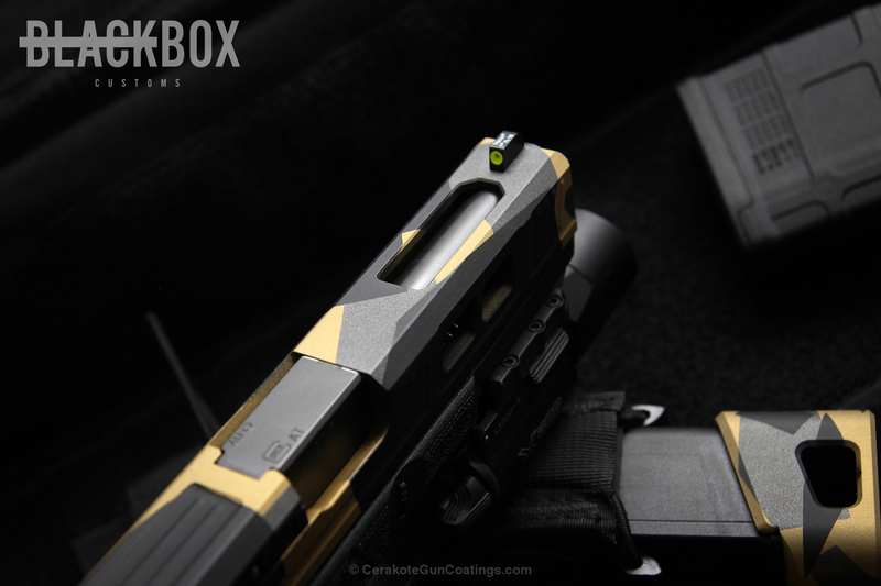 H122 Color H-122 Gold, H-146 Graphite Black and H-237 Tungsten by JAY HSU | Cerakote