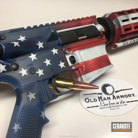 Powder Coating: KEL-TEC® NAVY BLUE H-127,Bright White H-140,Graphite Black H-146,DPMS Panther Arms,Panther Arms,Merica,Tactical Rifle,American Flag,FIREHOUSE RED H-216