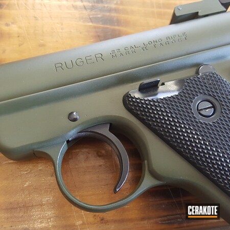 Powder Coating: Graphite Black H-146,Two Tone,Pistol,Ruger Mark II Target,O.D. Green H-236,Ruger