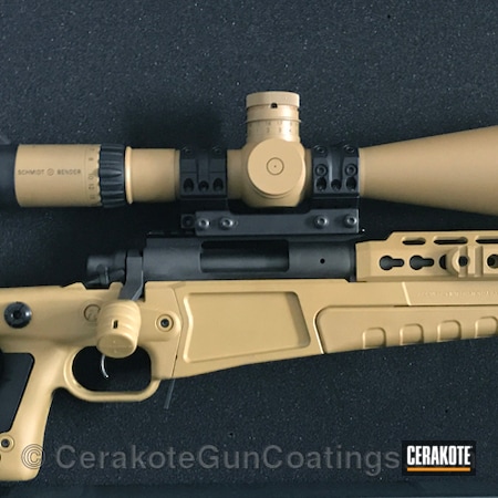 Powder Coating: Two Tone,Ral 8000 H-8000,Sniper Rifle,Rifle,Bolt Action Rifle